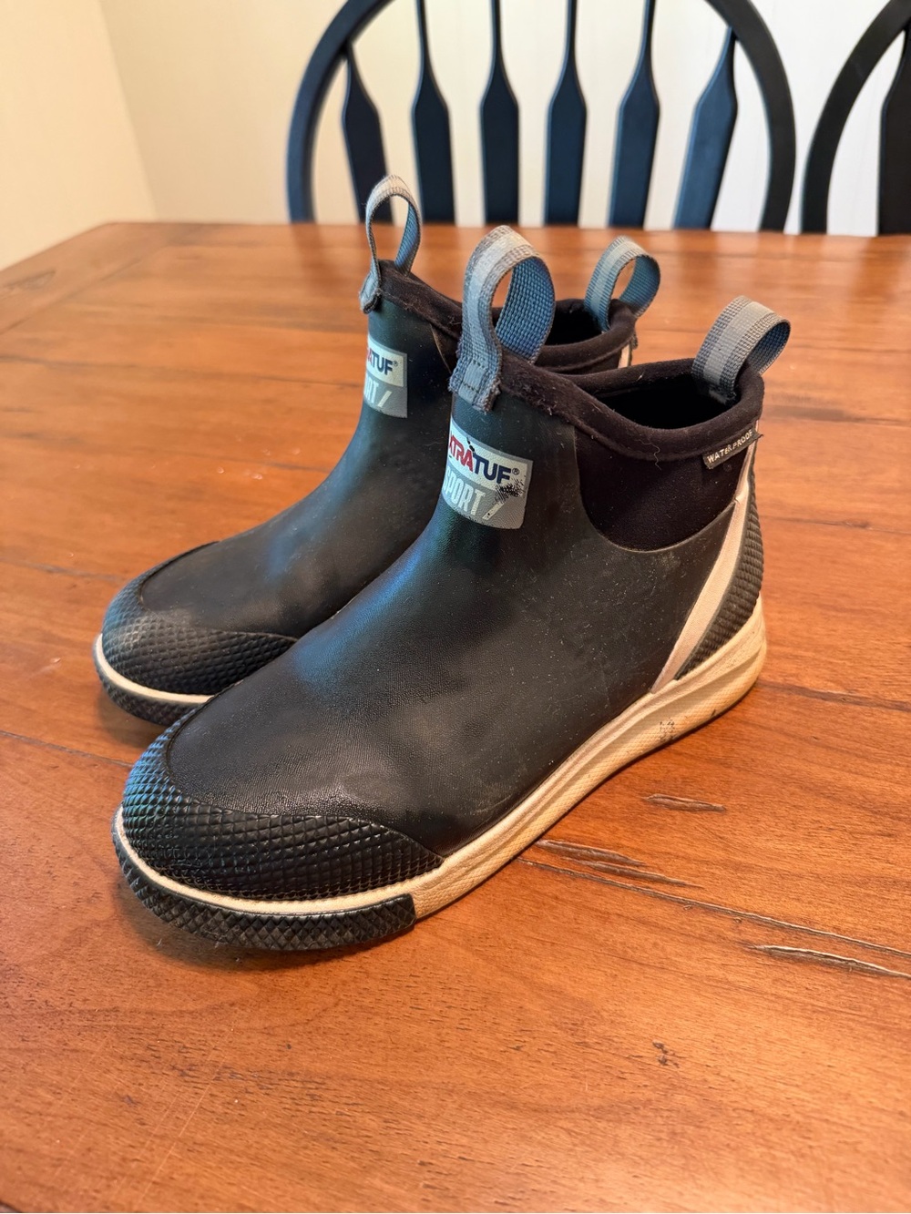 Muck Boot Arctic Sport Men's Black Slip-On Boat Shoes